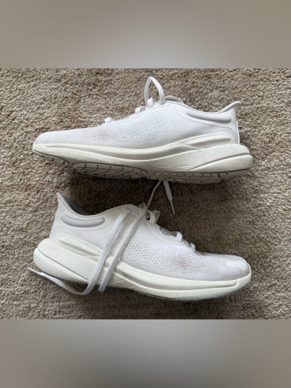 Lululemon Chargefeel Low Womens Workout Shoe White / White / Silver Drop - Picture 11 of 16